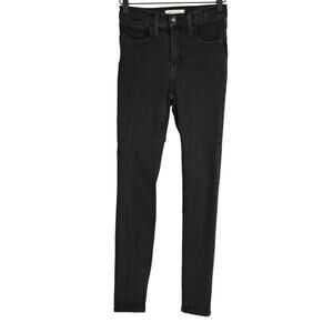 Madewell Roadtripper Black Denim Jeans Size 25